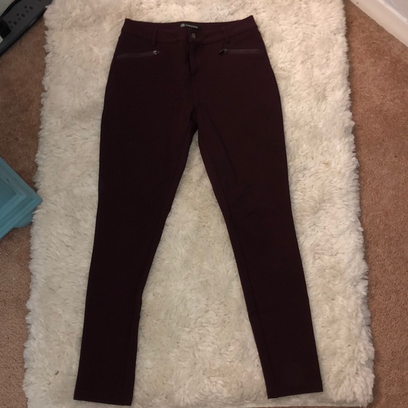 Versona Maroon Jeggings - Picture 1 of 4
